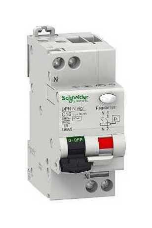 Дифавтомат Schneider Electric Multi9 1P+N 20А (C) 6кА 30мА (A)