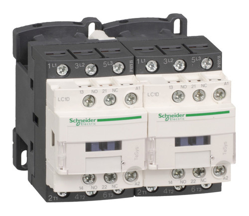 Реверсивный контактор Schneider Electric TeSys LC2D 3P 38А 400/400В AC 18.5кВт