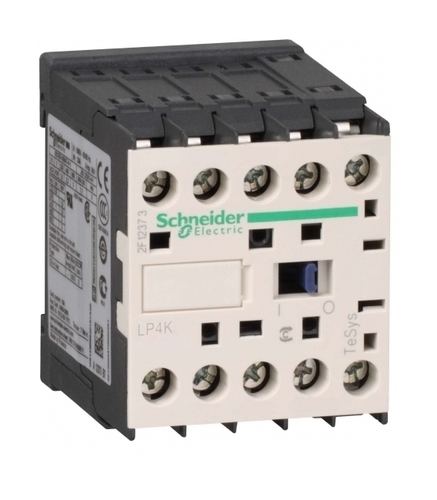 Контактор Schneider Electric TeSys LP4K 3P 6А 400/24В DC 2.2кВт