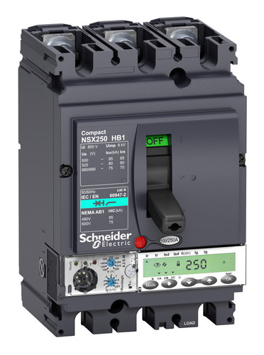 Силовой автомат Schneider Electric Compact NSX, 85кА, 3P, 80А