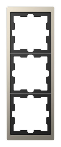 Рамка 3 поста Schneider Electric MERTEN D-LIFE, никель