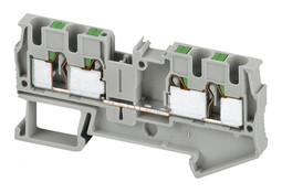 Клеммник втычной проходной Linergy TR 4 мм², серый, NSYTRP44